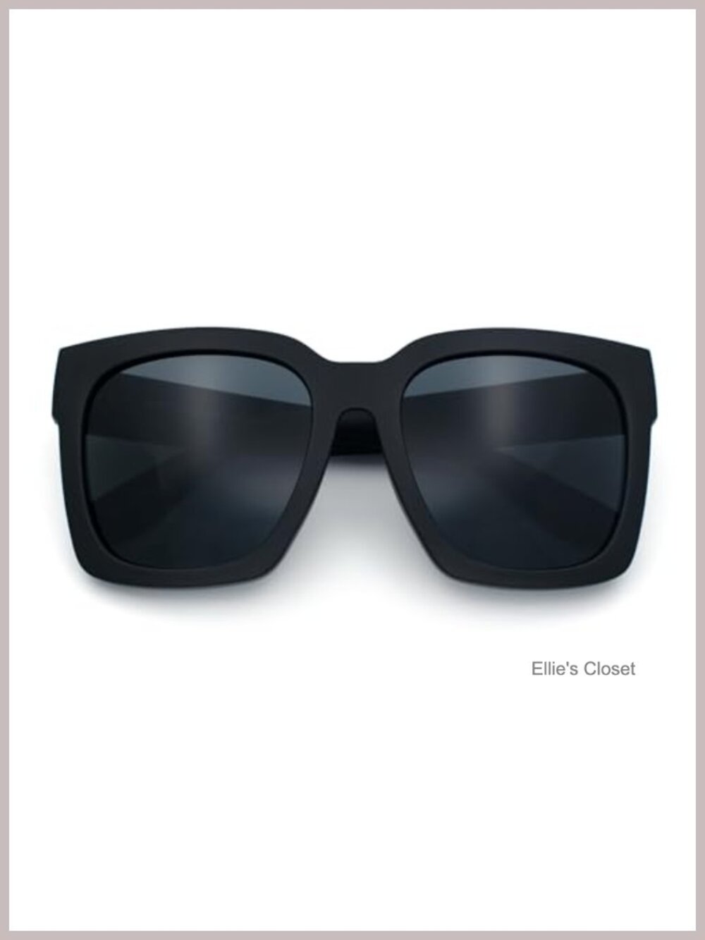 Womens Oversized Horned Rim Thick Plastic Square Sunglasses UV400